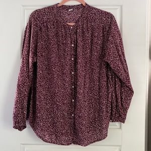 Old Navy Floral Blouse Size Small